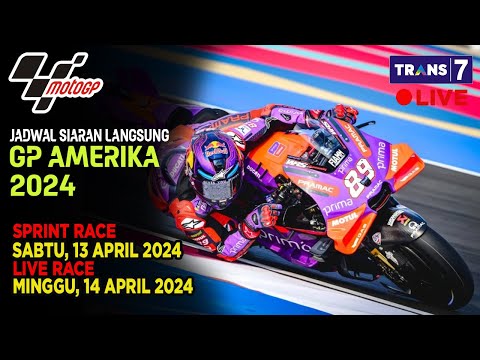 JADWAL SIARAN LANGSUNG SPRINT RACE MOTO GP AMERIKA MALAM INI SERI 3  LIVE TRANS 7