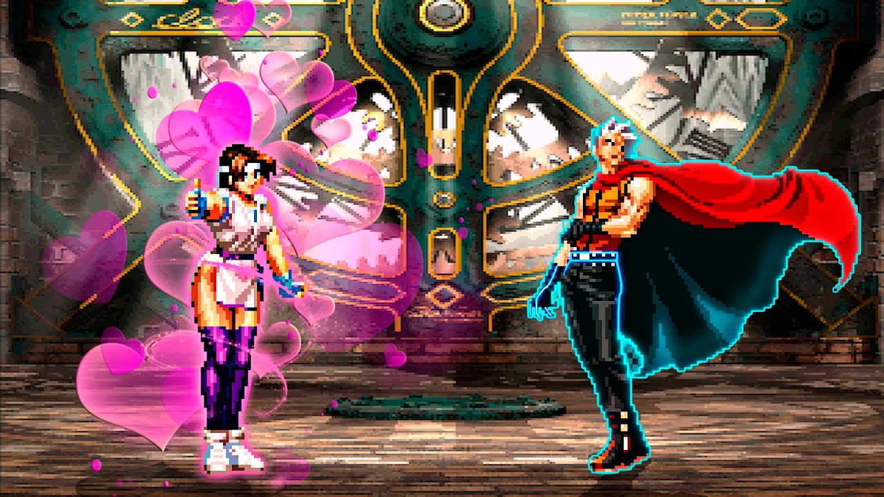 KOF Mugen] Yuri Sakazaki Team vs K9999 Team - YouTube