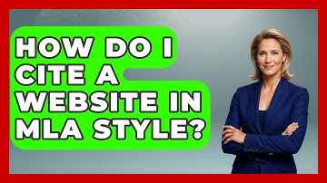 How Do I Cite A Website In MLA Style? - Literary Icons