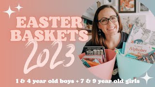 EASTER BASKETS IDEAS | kids ages 1-9 years old | Spring gift ideas