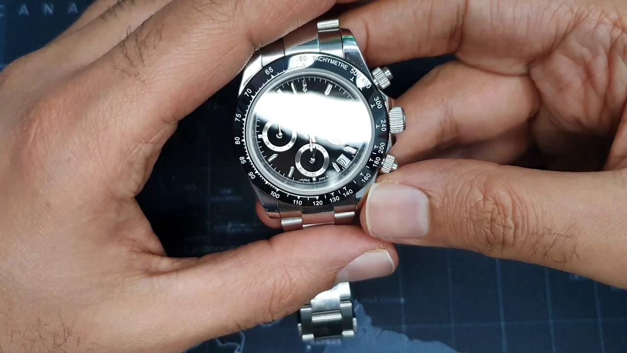 Luxury chronography eta 7750 automatic Cosmograph Daytona Ice Blue Dial  Platinum Mens Watch 116506IBLSO|men watch|watchwatch the a team - AliExpress
