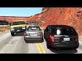 Car Overtaking Crashes Compilation #18 - BeamNG.Drive