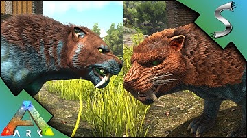 NEW SABERTOOTH REDESIGN! OLD & NEW COMPARISON + TEK TROUGH! - Ark: Survival Evolved [S3E128]