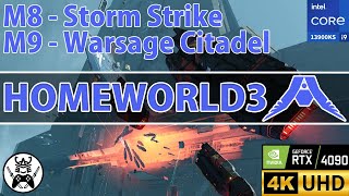 🪐 Storm Strike & Warsage Citadel - Mission 8 & 9 (Hard) Homeworld 3 [No Commentary] | 4K 60FPS PC