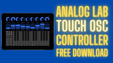 Free TouchOSC MIDI controller template for Arturia Analog Lab, works with iOS or Android