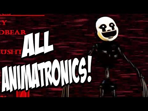 Five Nights At Freddys 4 Halloween Edition: ALL NEW ANIMATRONICS! EXTREMELY CREEPY!