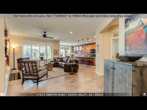 2724 E Sawyer Road, Green Valley, AZ home video tour