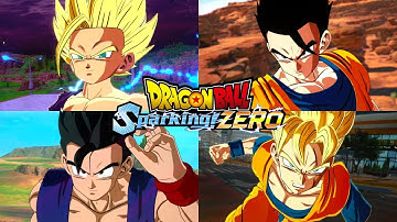 Dragon Ball Sparking Zero - All Gohan Transformations, Supers & Ultimates (4K 60FPS)