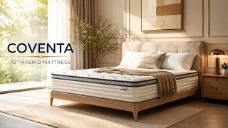 Coventa 12 Inch Queen Mattress – Hybrid Mattress | Wake Up Feeling More Rested | REVIEW screenshot 1