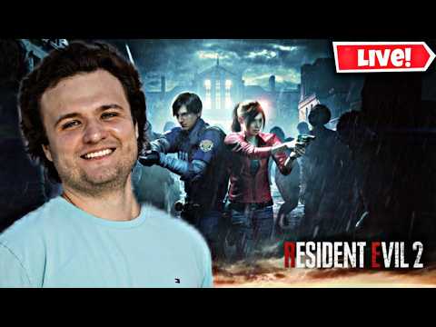 🔴LIVE - Trying to Survive More Resident Evil 2 😭🧟 + Rocket League