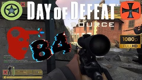 Day of Defeat Source - Professional Sniper - dod_argentan #2 (84-24) - Gameplay (PC HD) [1080p60FPS]