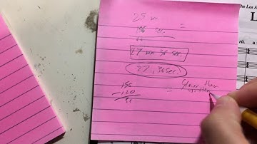 Marking Tempo in a Musical Score