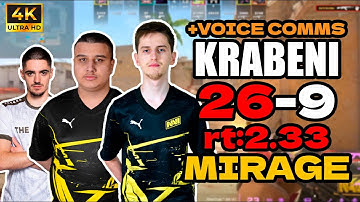 krabeni (26-9) rt:2.33 w/makazze/BledarD +VOICE COMMS (mirage) | EU FACEIT RANKED | #cs2 #pov
