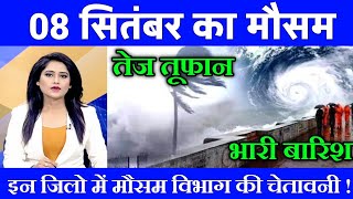 08 सितम्बर का मौसम| today weather update, heat wave, #Mausam_ki_jankari #Lucknow_weather #आज_का_मौसम
