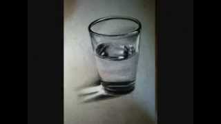 Crazy Water Glass Drawing 3D Illusion