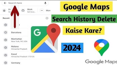 How To Delete Google Maps Search History 2024 | Google Maps Search History Kaise Delete Kare