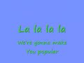 Popular with Lyrics