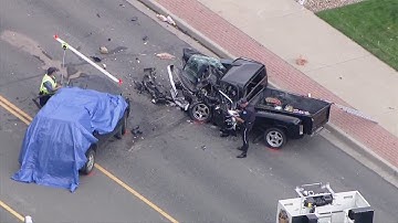 Raw video: 2 dead in Longmont head-on crash