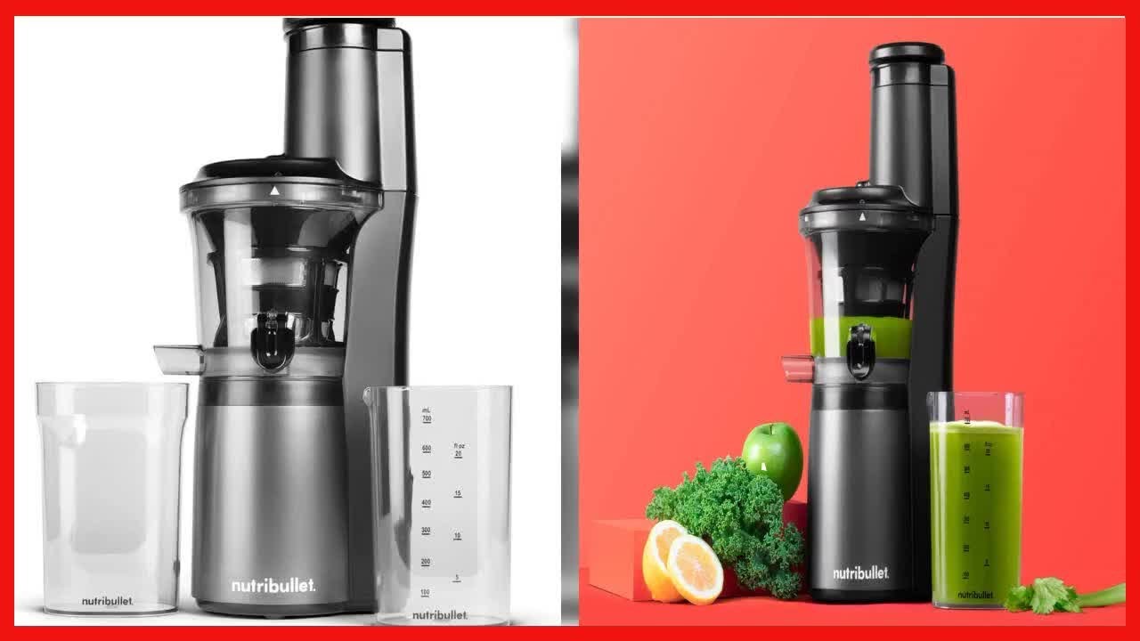 Nutribullet Slow Masticating Juicer, Easy to Clean, Italy