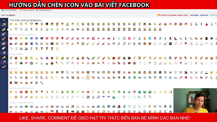 Hướng dẫn cài đặt biểu tượng cảm xúc trên facebook