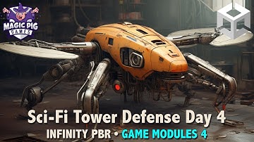 Unity RPG Game Dev LIVE • #111 • Game Modules v4 - Sci-Fi Tower Defense Setup
