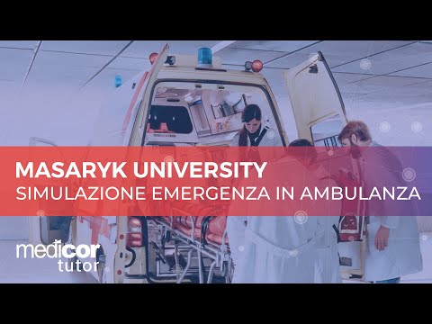 Simulazione Emergenza in Ambulanza - Masaryk University di Brno, Facoltà di Medicina