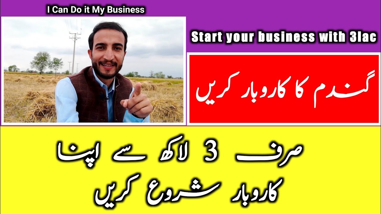 Business idea in Pakistan : wheat business in pakistan : Start with 3.5 lac : 2020 business idea