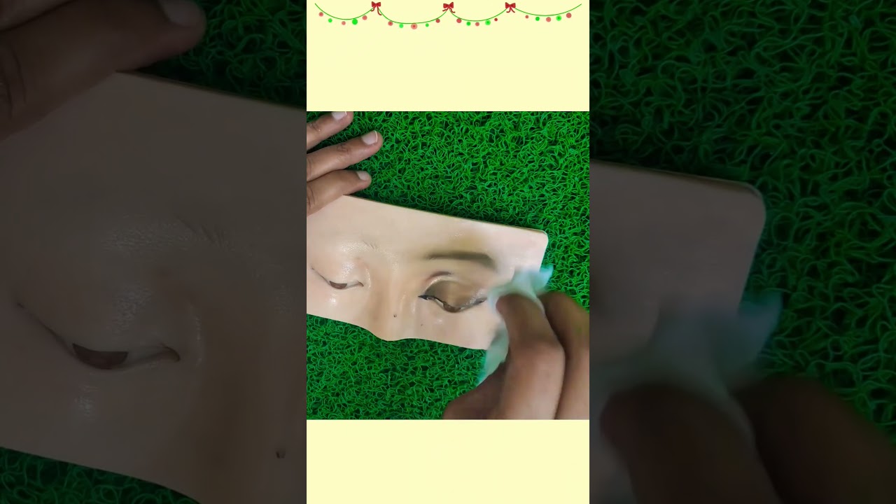 Reverse eyemakeup #shorts #beautyparlour #youtubeshorts