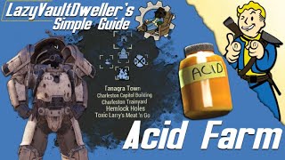 Fallout 76 Easy Acid Farm