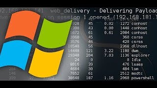 Hack Windows Powershell | Metasploit | Web Delivery | Bypass Anti-virus