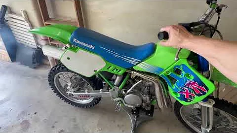 KX 500 cc SOUND: She lives 1992 KX 500 two stroke BIG Bore! Kawasaki