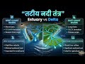 तटीय नदी तंत्र (सब कुछ एक ही मैप पर!)"