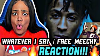 THIS TOO HARD !! NBA Youngboy - Whatever I Say | Free Meechy REACTION!!