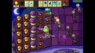 PvZ Minigame: Pogo Party [Roof Night Mode] - Full Strategy screenshot 5