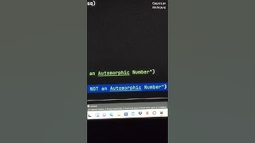Automorphic number in Python 🎯
