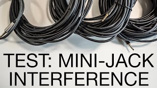Audio Pro Business Mini-Jack cable noise test