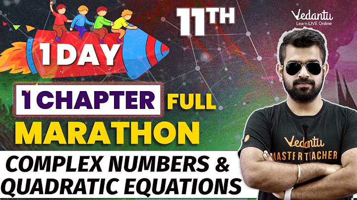 Complex Numbers & Quadratic Equation Class 11 Maths Full Chapter 5 Revision #cbse2024 #shimonsir