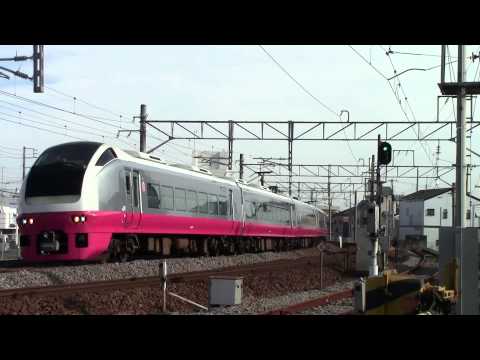 E653系フレッシュひたち32号・21号 水戸～勝田間で離合@2013.1.