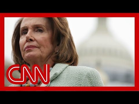 Pelosi finished impeachment, then came an unusual statement