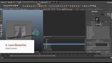 Maya - Cameras Tutorial Part 4 (Lens Distortion)