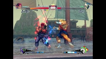 Super Street Figher IV: Arcade Edition- Evil Ryu vs Sagat