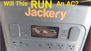 Can the Jackery 2000 Pro Run a small AC in Runaway camper?...and a potential major flaw....