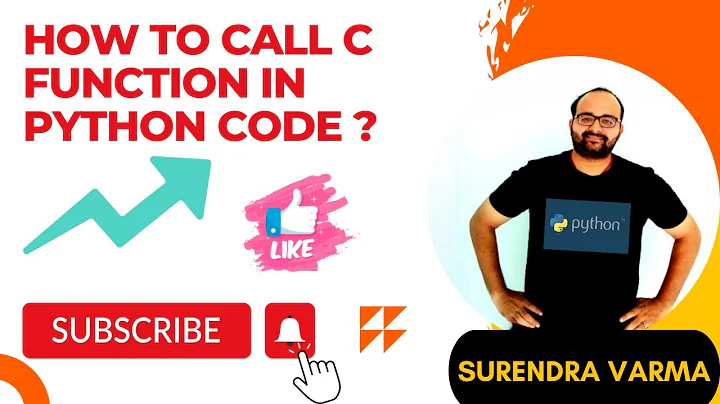 How to call C Function in Python code ?