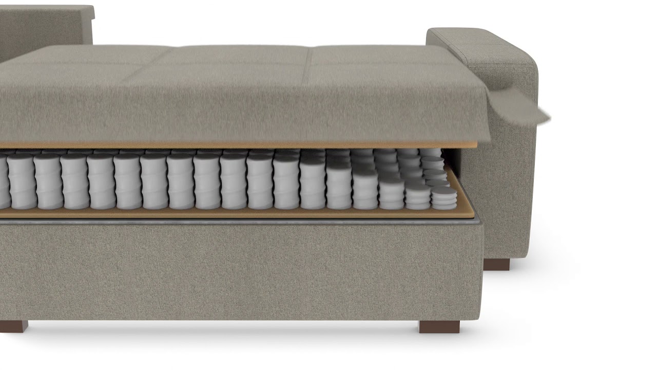 Compact Sofa Bed All Functions YouTube