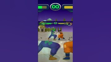 Dragon Ball Z Budokai 1 Piccolo vs Goku