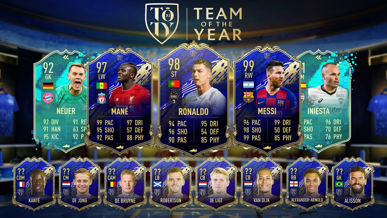 team of the year fifa 22