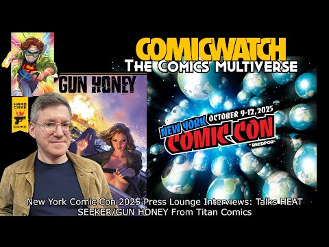 New York Comic Con 2025 Press Lounge Interviews: Talks HEAT SEEKER/GUN HONEY From Titan Comics