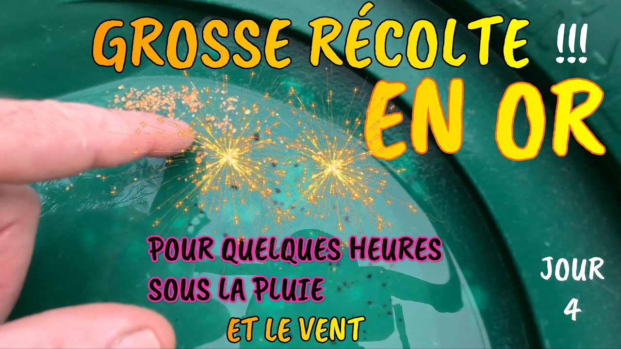 CHERCHER DE L'OR EN FRANCE. BEAUCOUP D'OR MALGRÉ LA PLUIE ET LE VENT — free download