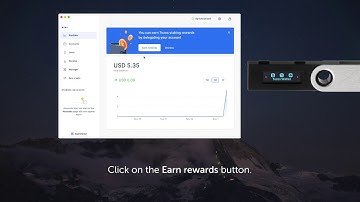 Earn Tezos rewards through staking in Ledger Live