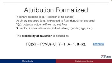 Maria Cuellar - Blackwell Seminar - "Statistics and the law: Causal inference, forensic analysis..."